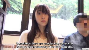 Hairy Japanese Wife Takes Part in First Cuckolding Experience While Husband Watches